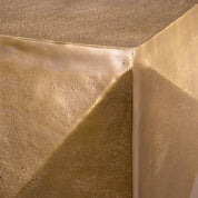 Side Table Maratea antique brass finish