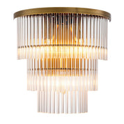 Wall Lamp East antique brass finish