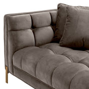 Sofa Sienna savona grey velvet