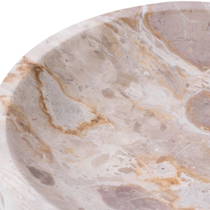 Bowl Moca brown marble