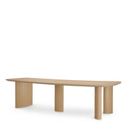 Dining Table Bergman L natural oak veneer