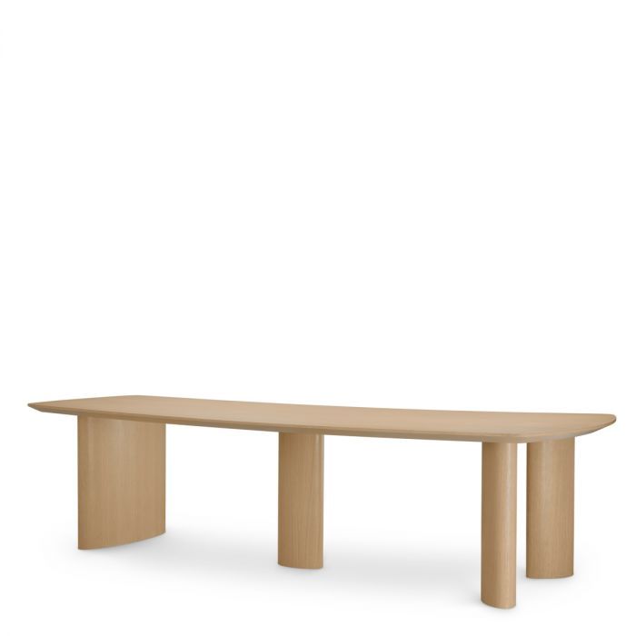 Dining Table Bergman L natural oak veneer