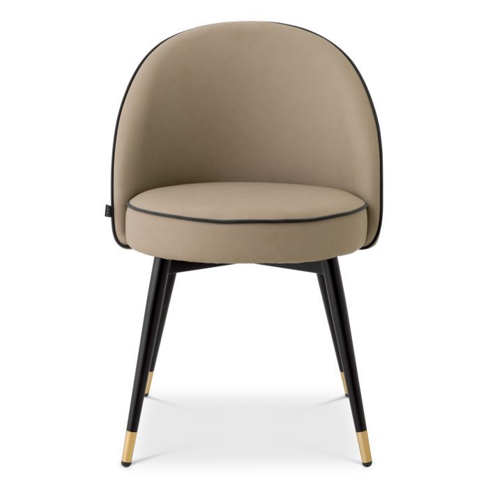 Dining Chair Cooper faux leather beige set of 2