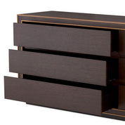 Drawer Dresser Camelot L brown oak veneer