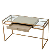 Desk Napa Valley woven washed oak veneer