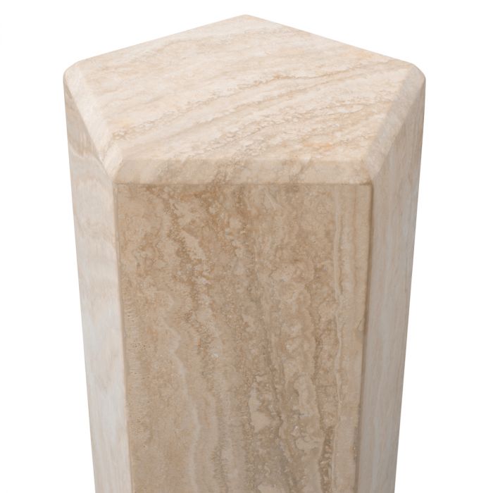 Column Cuneo S travertine