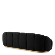 Sofá Inger bouclé negro
