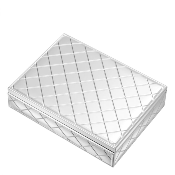 Caja Cordo acabado plata