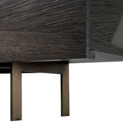 TV Cabinet San Martin mocha straight oak veneer