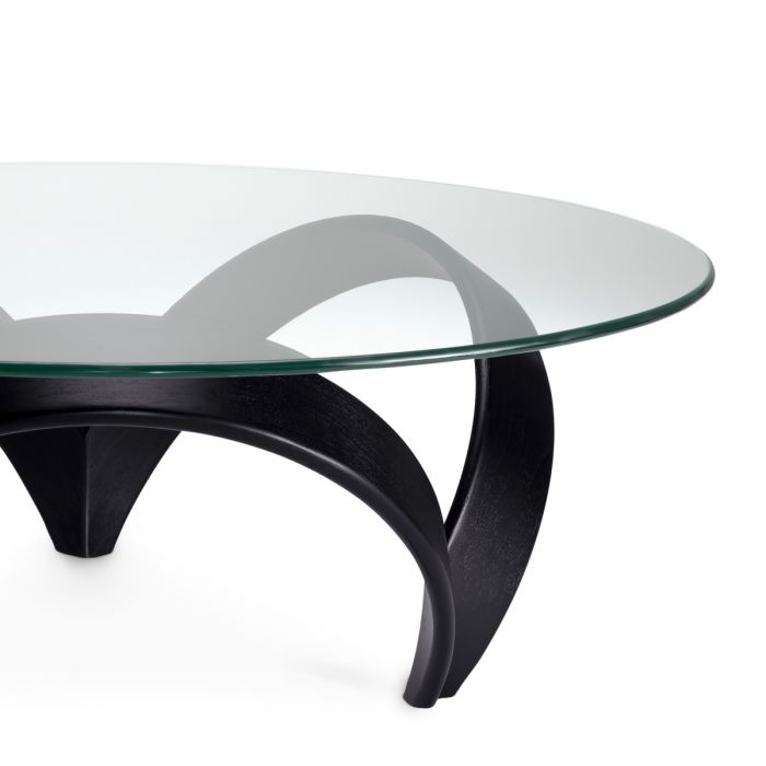 Mesa de centro Soquel chapa negra