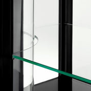 Console Table Gala waxed black finish