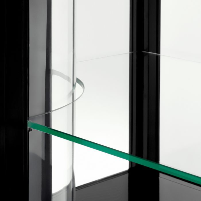 Console Table Gala waxed black finish