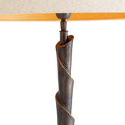 Table Lamp Riverbank bronze highlight finish incl shade