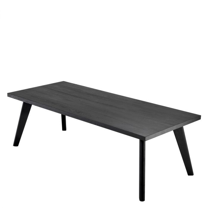 Dining Table Biot 240 x 100 cm black oak