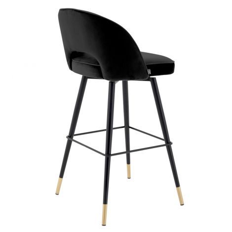 Bar Stool Cliff roche black velvet set of 2
