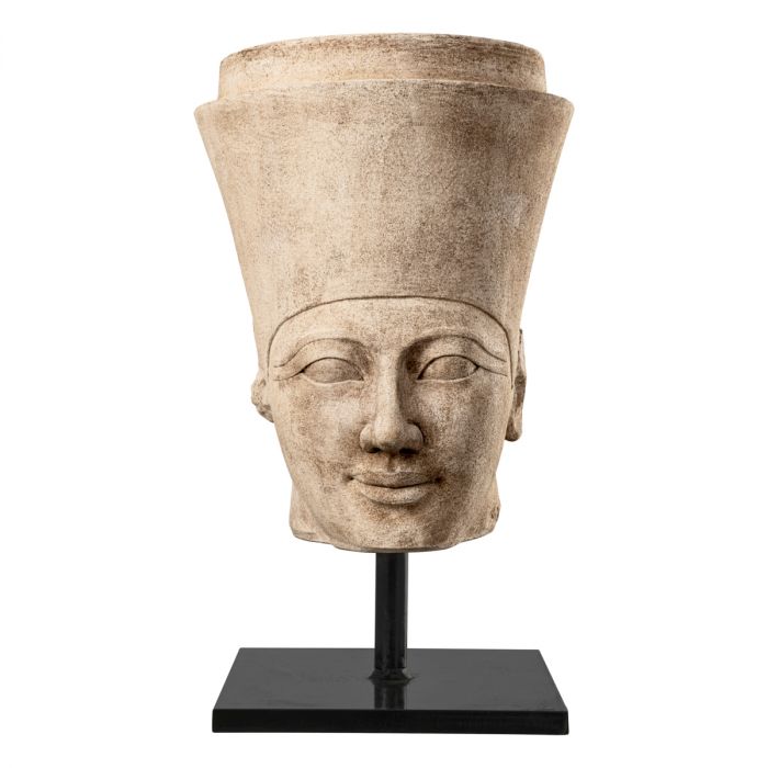 Bust of Hatshepsut sandstone finish