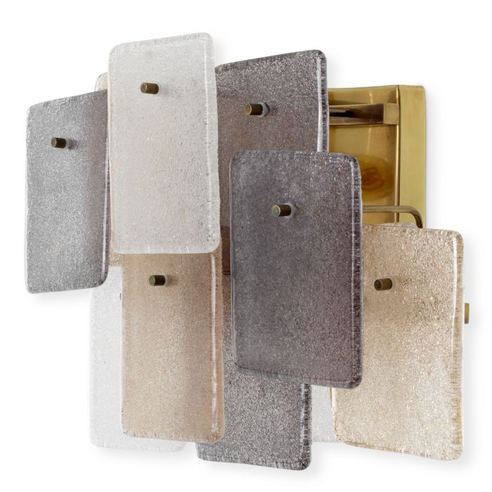 Wall Lamp Toro vintage brass finish