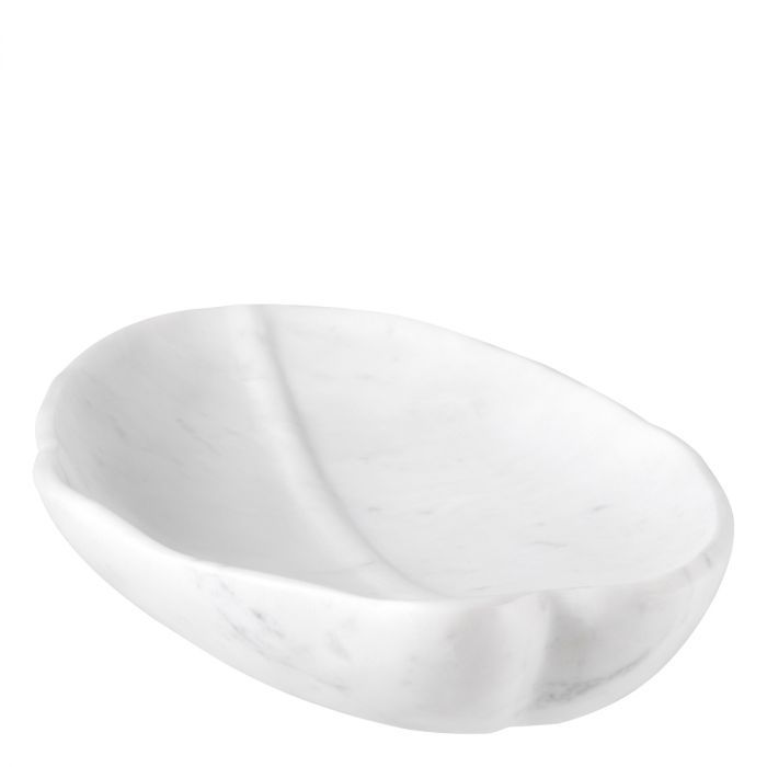 Tray Loulou white marble