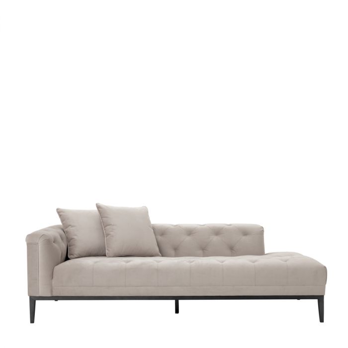 Lounge Sofa Cesare left pebble grey