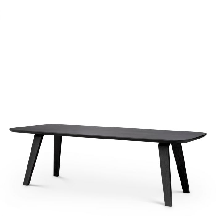 Dining Table Glover charcoal grey oak veneer