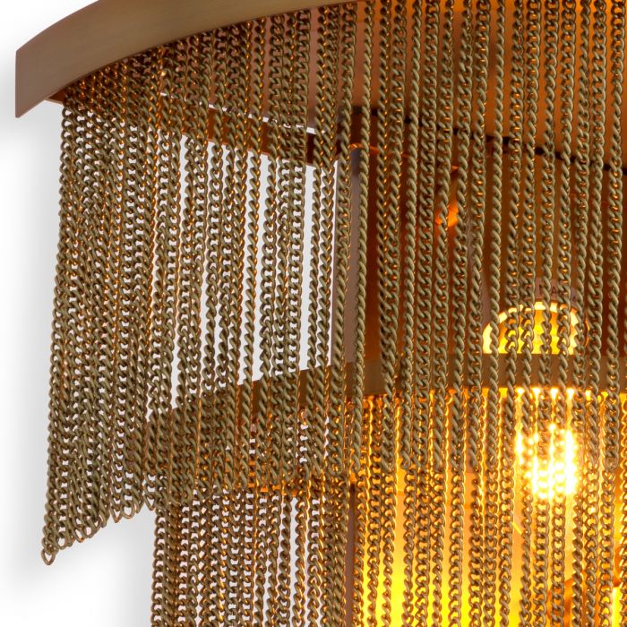 Wall Lamp Tissot antique brass finish