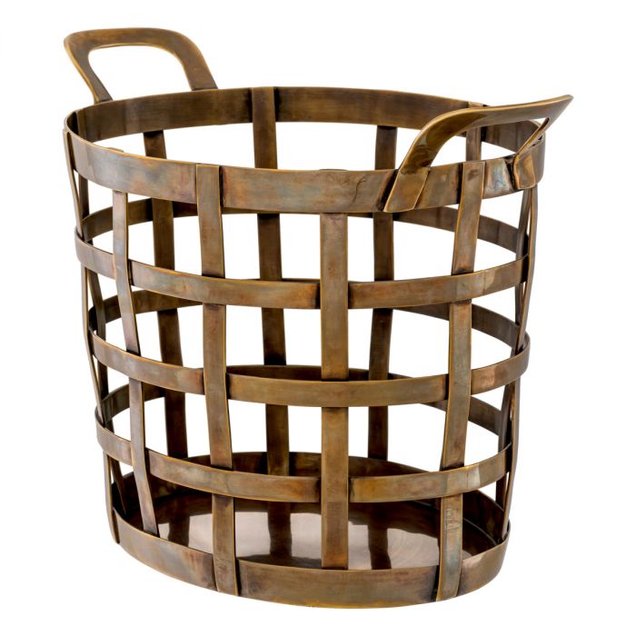 Basket Vreeland vintage brass finish