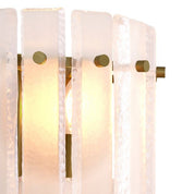 Wall Lamp Blason Double antique brass finish