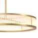 Chandelier Thibaud 70 cm antique brass finish