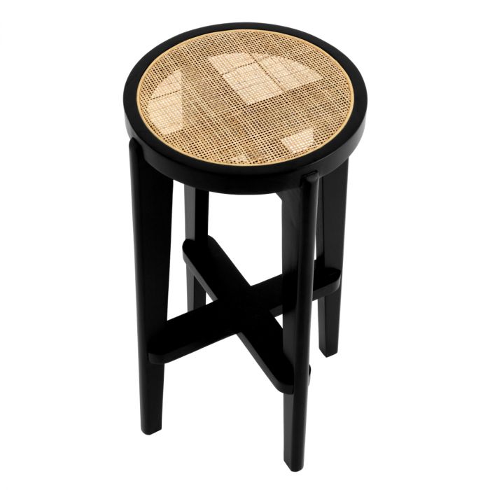 Taburete de bar Dareau clásico negro