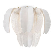 Lámpara de pared Santa Lucía acabado latón antiguo