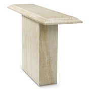 Mesa consola de exterior Charles imitación travertino