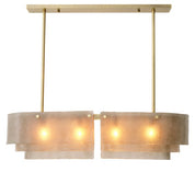 Chandelier Joy of Light light brushed brass finish