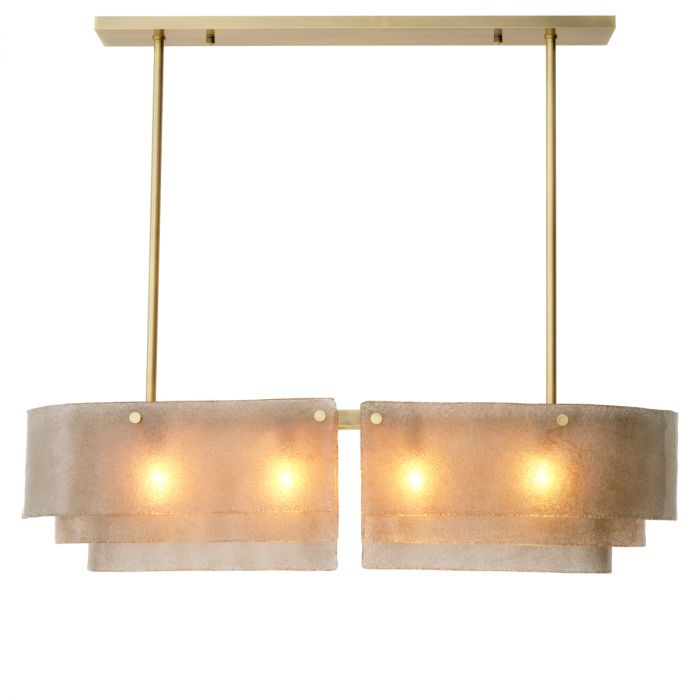 Chandelier Joy of Light light brushed brass finish