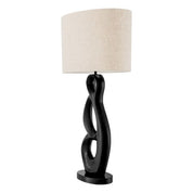 Table Lamp Macias bronze highlight finish incl shade