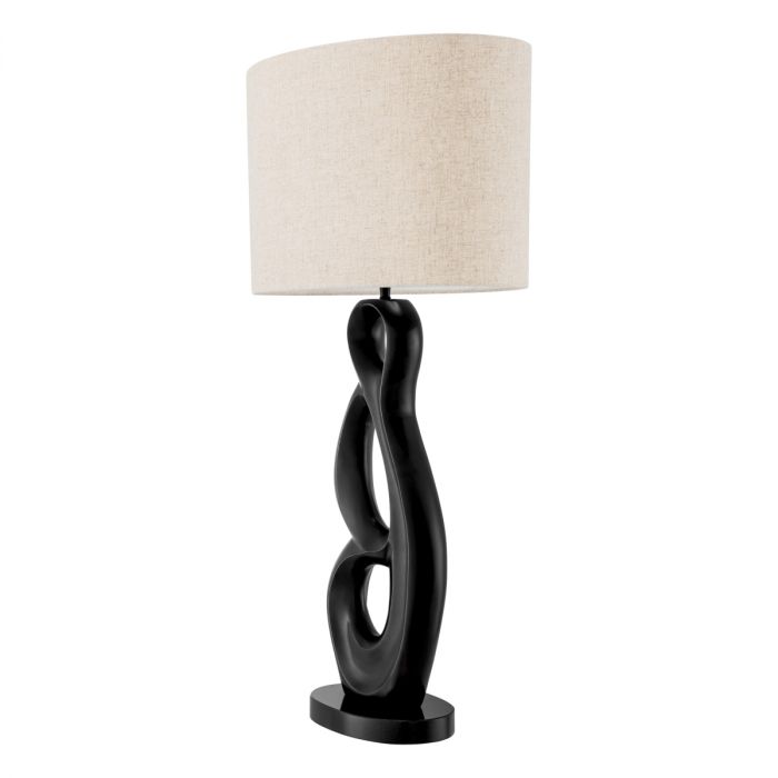 Table Lamp Macias bronze highlight finish incl shade