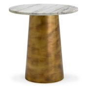 Side Table Nuova vintage brass finish