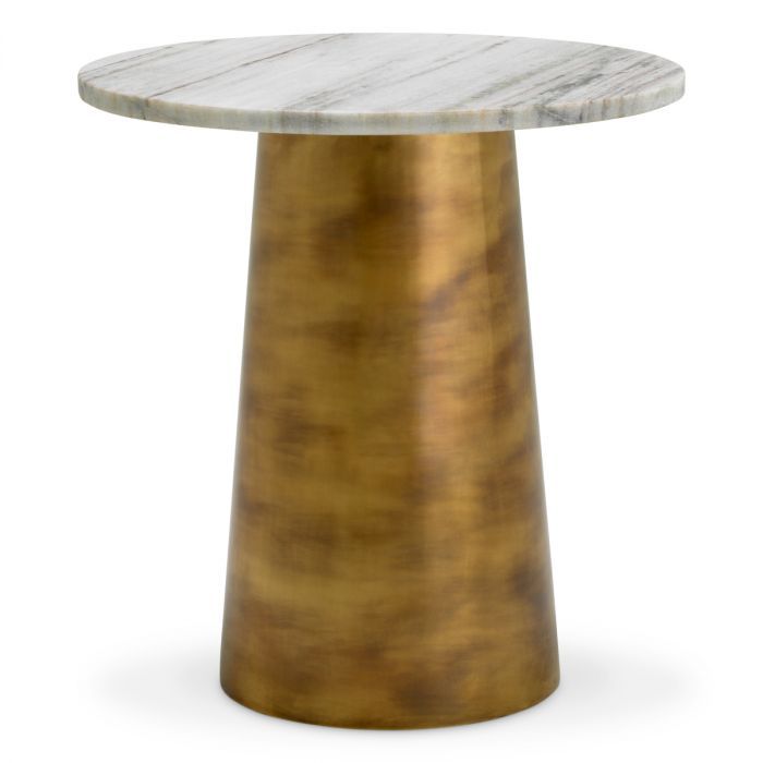 Side Table Nuova vintage brass finish