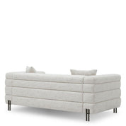Sofa York S seashell off-white bronze finish