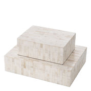 Box Scoop L natural bone