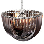 Chandelier Murano smoke ø 50 x H. 33 cm