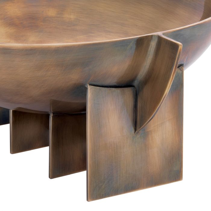 Bowl Bismarck vintage brass finish