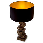Table Lamp Bellani vintage brass finish incl shade