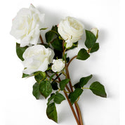 Bouquet of Roses three tone white real touch 72 pcs/3 varieties