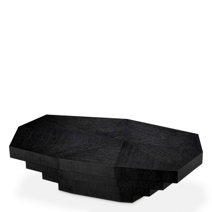 Coffee Table Vezio charcoal grey oak veneer