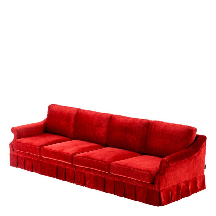 Sofa Verplanck wrey velvet red