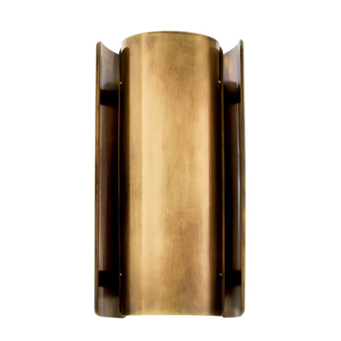 Wall Lamp Vergé S vintage brass finish