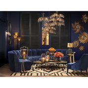 Chandelier Hildebrandt L vintage brass finish