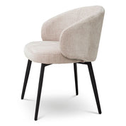 Dining Chair Lloyd with arm sisley beige set of 2