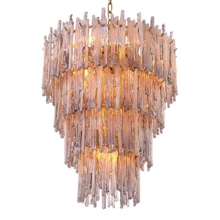 Chandelier Saint Roch S light brushed brass finish