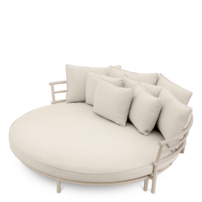 Cama de exterior Laguno sand lewis blanquecino/gris